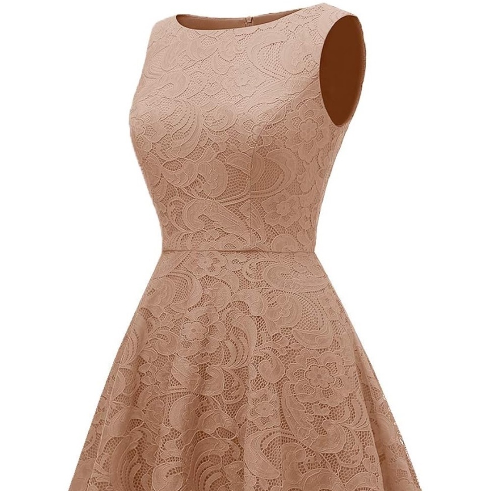 NWOT Amazon-brands Boatneck Lace Cocktail Dress